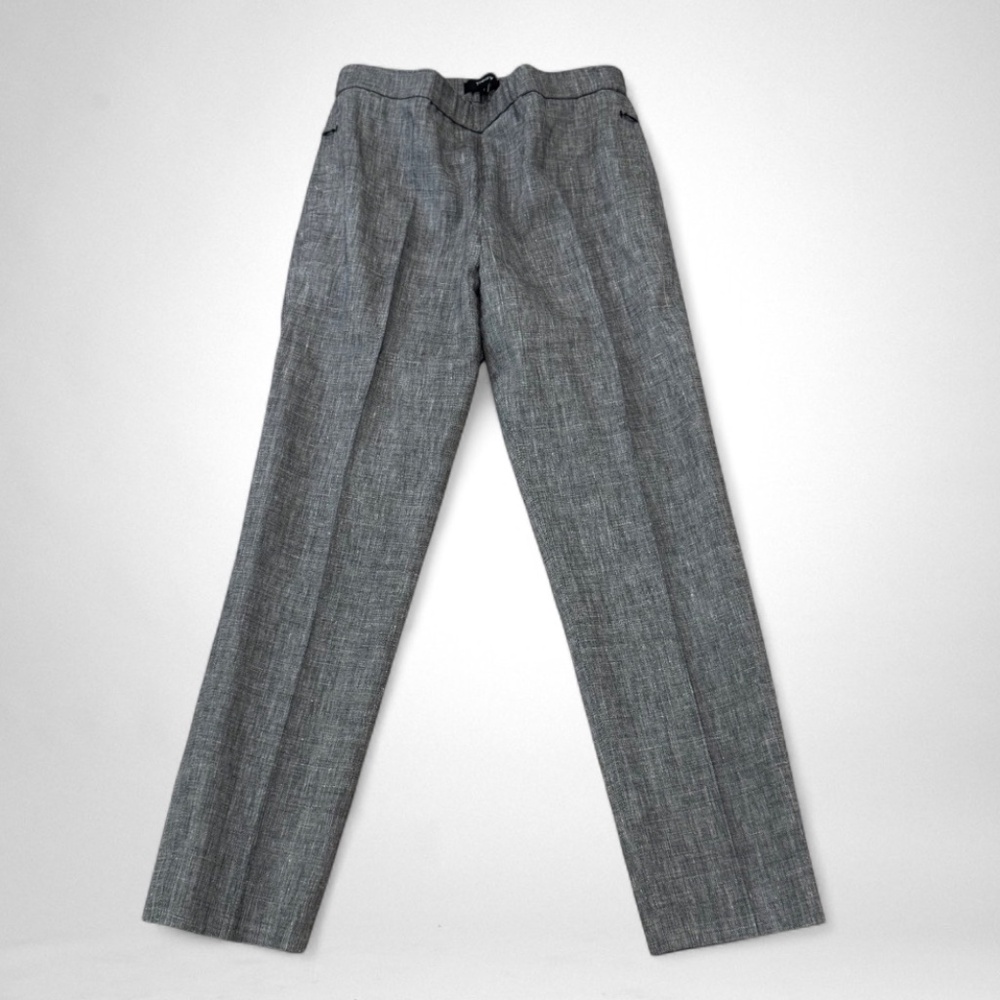 Theory Basic Pull On Pant Sharkskin Crunch - image 1